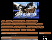 Tablet Screenshot of kennellihkku.com